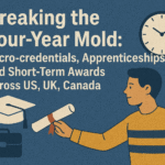 Breaking the Four-Year Mold: Micro-credentials, Apprenticeships and Short-Term Awards Across US, UK, Canada